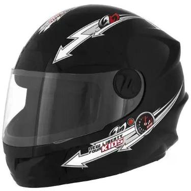 Imagem de Capacete protork new liberty 4 kids preto - Pro Tork