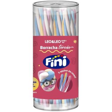 Imagem de Borracha Colorida Fini Torcida Sortida POTE-20 - Leonora