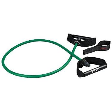 Imagem de SPRI Faixas de resistência Xertube com alças – Todos os cabos de exercícios vendidos separadamente com opção de fixação de âncora de porta de ginástica em casa