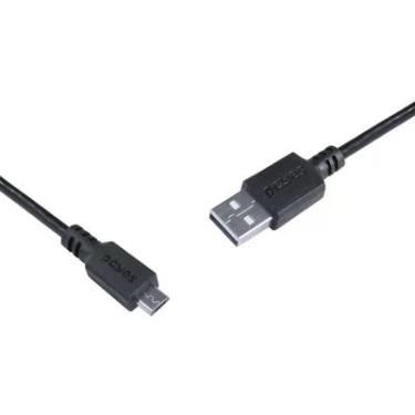 Imagem de Cabo Micro USB x USB A 2.0 Pcyes, Para Celular, 1M, Preto - PMUAP-1