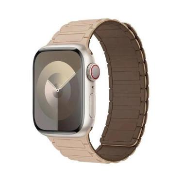 Imagem de Pulseira De Silicone Magnética Para Apple Watch De 40mm 44mm 45mm 49mm