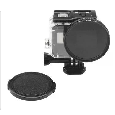 Imagem de Filtro Polarizado Cpl 58mm com Tampa da Lente para GoPro