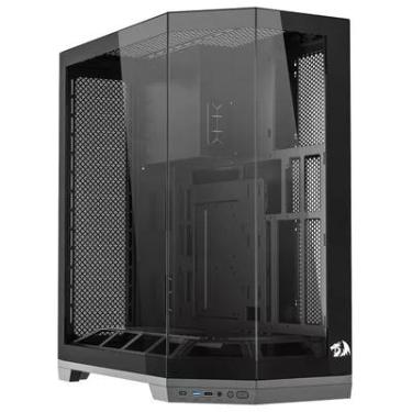 Imagem de Gabinete Gamer Full Tower Sem Fan Sem Fonte Ca-608b Edge Redragon Preto