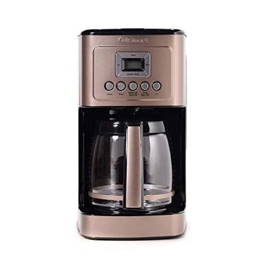 Imagem de Cuisinart Cafeteira, garrafa de vidro para 14 xícaras, totalmente automática para controle de força e configuração de 1-4 xícaras, aço inoxidável, DCC-3200UMB, Umber