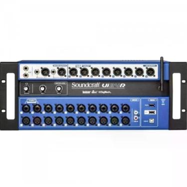 Imagem de Mesa de Som Digital Ui24r para Mixagem Completa com Controle sem Fio Via Ethernet e Wi-Fi Preto Soundcraft