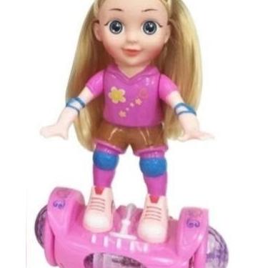 Imagem de Boneca Bate E Volta Patim Roller Overboard Brinquedo Meninas