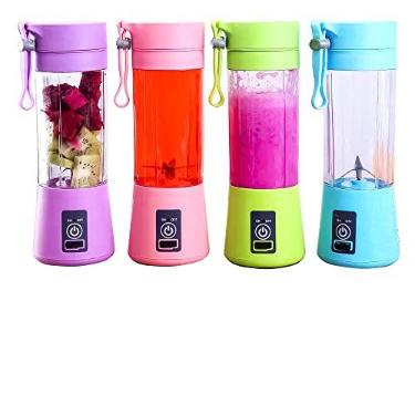 Imagem de Mini Liquidificador Portátil Shake Juice Cup USB C/ 6 Lâminas