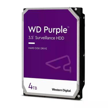 Imagem de Hd 4tb Western Digital Purple Surveillance, Sata Iii 6gb-s, Cache 256mb, 3.5" - Wd43purz