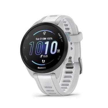 Imagem de Garmin Relógio Forerunner 165 Music Branco 43mm com Monitor Cardíaco de Pulso e GPS