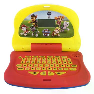 Imagem de Laptop Infantil Adventure Tech Bilíngue Educacional com Personagens Patrulha Canina Azul Candide