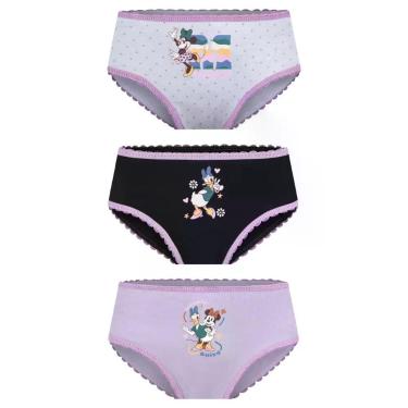 Imagem de Kit 3 Calcinha Infantil Lobinha Minnie 18200-089, Sortido 0921, M