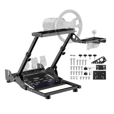 Imagem de PXN A10 Foldable Racing Wheel Stand – Quick Fold & Easy Setup | Ajustável, estrutura de aço carbono, estrutura resistente, cabine simuladora de corrida para V99, V10, VD4, VD6, G29, G920