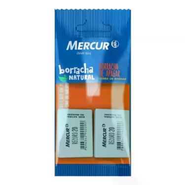 Imagem de Kit 2 Borrachas Mercur Record 20 Branca