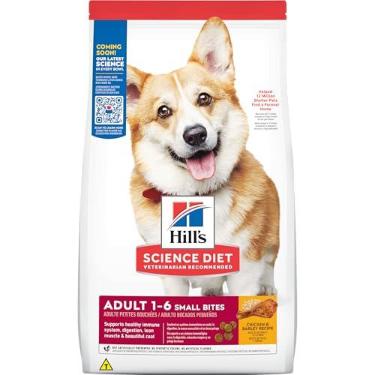 Imagem de Ração Hill's Science Diet pedaços pequenos para cães adultos sabor frango - 6.8kg