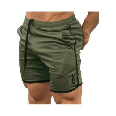 Imagem de Shorts Masculinos De Corrida Em Tela De Secagem Rápida, Respiráveis, P