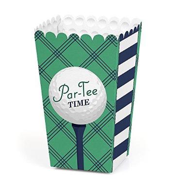 Imagem de Par-Tee Time - Golf - Aniversário ou Retirement Party Favor Caixas de Pipoca - Conjunto de 12
