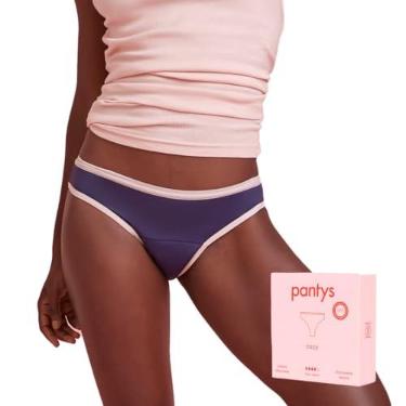 Imagem de Calcinha Absorvente Menstrual Pantys Cozy, Fluxo Intenso, Feminino, Azul e Rosa, G, 1 Unidade