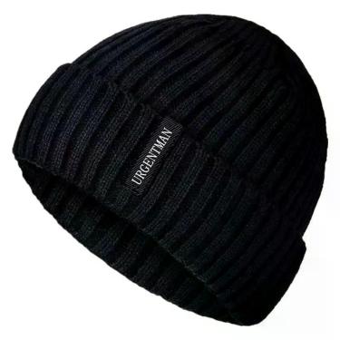 Imagem de Gorro Unissex Quente De Inverno Com Forro De Pelúcia, Gorros Casuais D