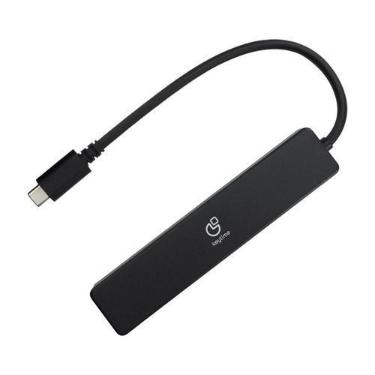 Imagem de Hub USB Tipo-C Keytime Linkpoint 4x USB e 1x HDMI Preto - KYT00035