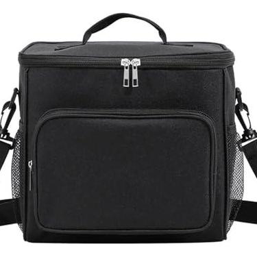 Imagem de Bolsa Termica Marmita Com Alça Ajustável,Lancheira Termica Adulto para Trabalho,Passeios, Academia, Escola (Preto)