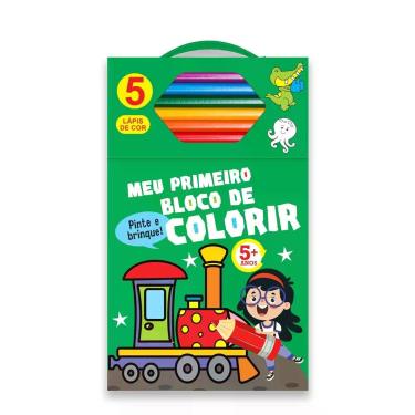 Imagem de Meu Primeiro Bloco De Colorir Verde 5 - Zastras Pintura
