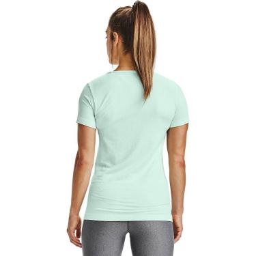 Imagem de Camiseta de Treino Feminina Under Armour Seamless SS, Azul, P