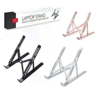 Imagem de Suporte Notebook Articulado Laptop Portatil Ergonomico Slim Dobravel B