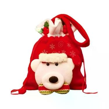 Imagem de Bolsas De Presente De Natal Para Crianças, Sacolas De Doces Em Forma D