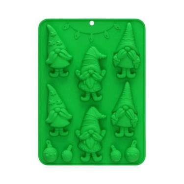 Imagem de Molde De Silicone 3D De Natal Para Chocolate, Gelatina, Sabonete, Sobr