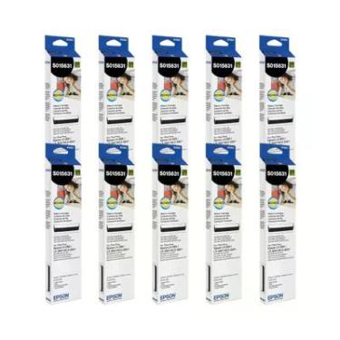 Imagem de Kit 10 Fita Epson Para Matricial Lx-350 Lx-300 Lx-300+ii