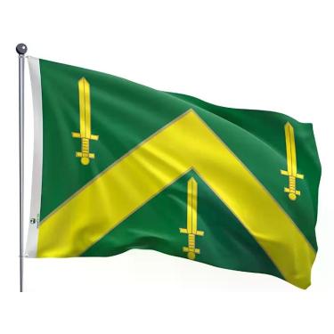 Imagem de Bandeira do Município de Campina Grande Uma Face Estampada Tamanho 90x