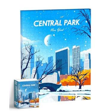 Imagem de PieceRelax Quebra-Cabeças De Arte Em Tela Para Adultos - Studio Inception_Days No Central Park, Nova York Presente Exclusivo E Decoração Casa Com Quebra-Cabeça Plástico Sala Estar Quarto [Hn1404]