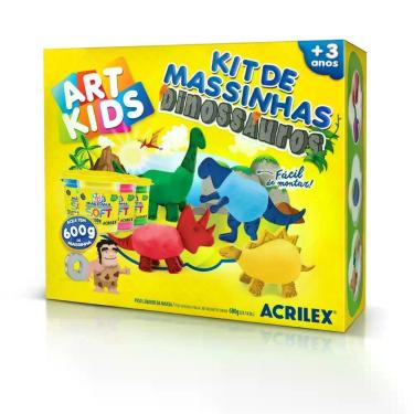 Imagem de Massa para Modelar Criativa ART KIDS Dinossauro Familia