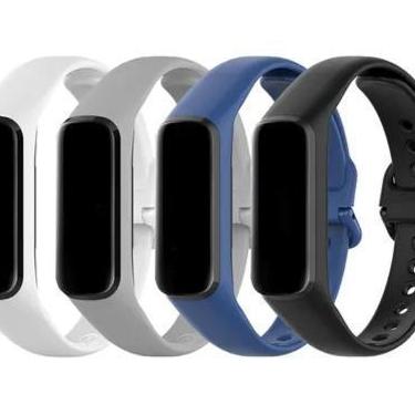 Imagem de 4 Pulseiras De Silicone Para Fit2 R220 Fit 2 R220 Branco / Cinza / Azu