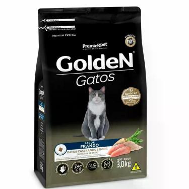 Imagem de Ração Golden Gato Castrado Sênior 1kg Premium Especial para Gatos Adul