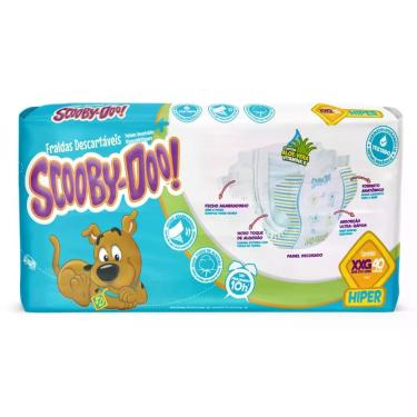 Imagem de Fralda Scooby Hiper 1 Pacote Tamanho XXG 40 Unidades - Scooby-Doo