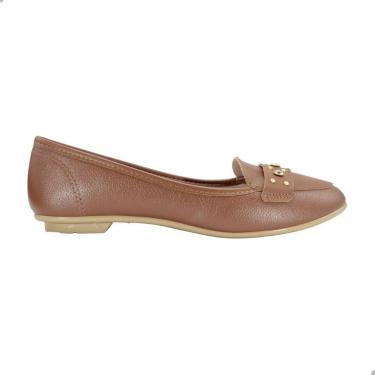 Imagem de Sapatilha Feminina Moleca Marrom 5027.1497, M, Napa floater avela, 38