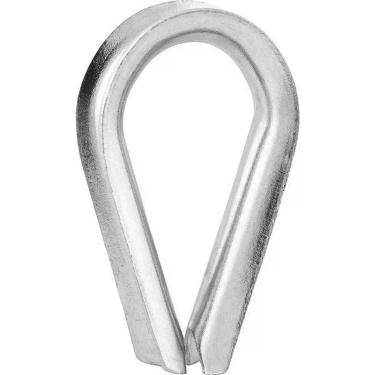 Imagem de Anilha Para Cabo De Aço 1-8" Inox - Vonder