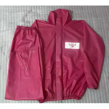 Imagem de Capa de Chuva para Motociclista em PVC 100% Impermeável - Fly, Rosa go