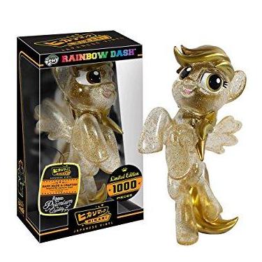 Imagem de Boneco de vinil japonês Hikari My Little Pony Rainbow Dash Gold Dust