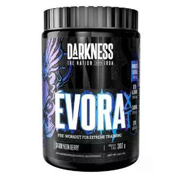 Imagem de Suplemento em pó Évora XT 300g Darkness Pré Treino Dobro Cafeína Energ