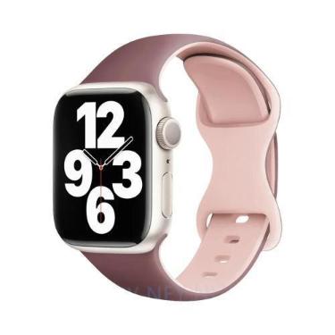 Imagem de Pulseira De Silicone De 45mm 44mm 40mm 41mm 49mm 38mm 42mm Para Apple 