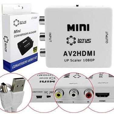 Imagem de Conversor de Video RCA para HDMI AV2HDMI Lotus AV2HDMI LT-324
