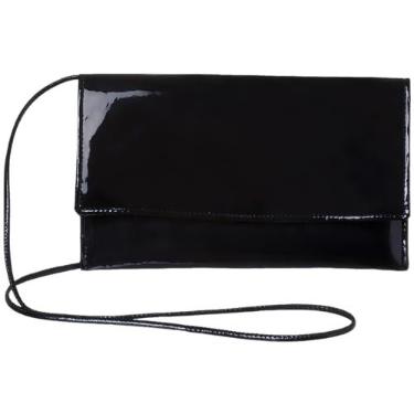 Imagem de Bolsa Feminina Infantil Passeio Estilosa de Ombro Social Verniz (Preta)