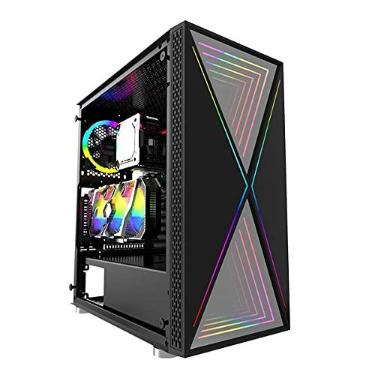Imagem de Gabinete Gamer Bluecase Pulse Advanced, Com Painel Frontal Com Leds E Efeito De Fundo Infinito, Brac
