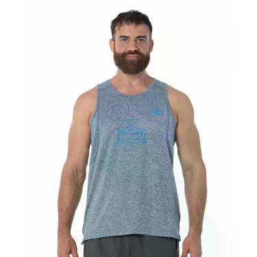 Imagem de Regata de Treino Masculina Mizuno Trail, P, Azul