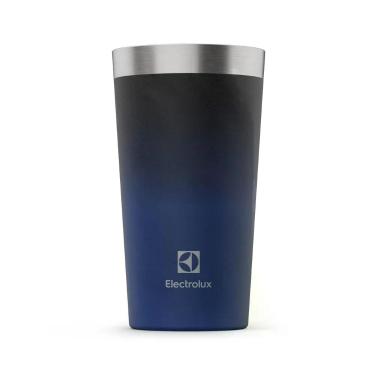 Imagem de Copo Térmico de Cerveja e Chopp Electrolux Home Bar 560ml Inox Degrade Azul e Preto Copo Térmico Electrolux 560ml Home Bar Inox Degrade Azul e Preto