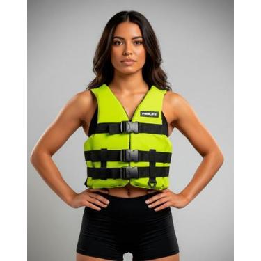 Imagem de Colete Flutuador Simetria - Prolife, Amarelo flúor, EGG (Até 150Kg)