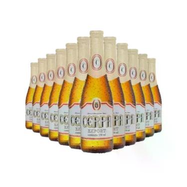 Imagem de Kit 12 Cerveja Cerpa Premium Export Long Neck 350mL