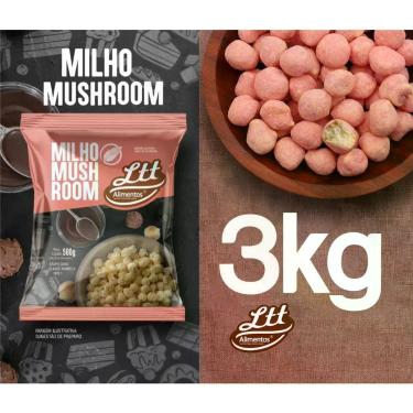 Imagem de Milho Mushroom 3kilo Pipoca Gourmet - LTT OFICIAL - lttalimentos
